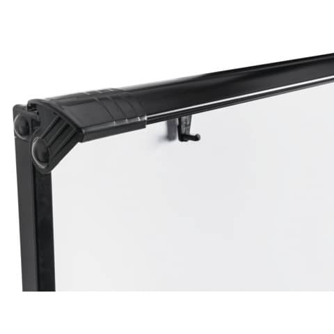 Lavagna a fogli mobili con 5 ruote Q-Connect cancellabile acciaio laccato 70x100 cm grigio - KF04159